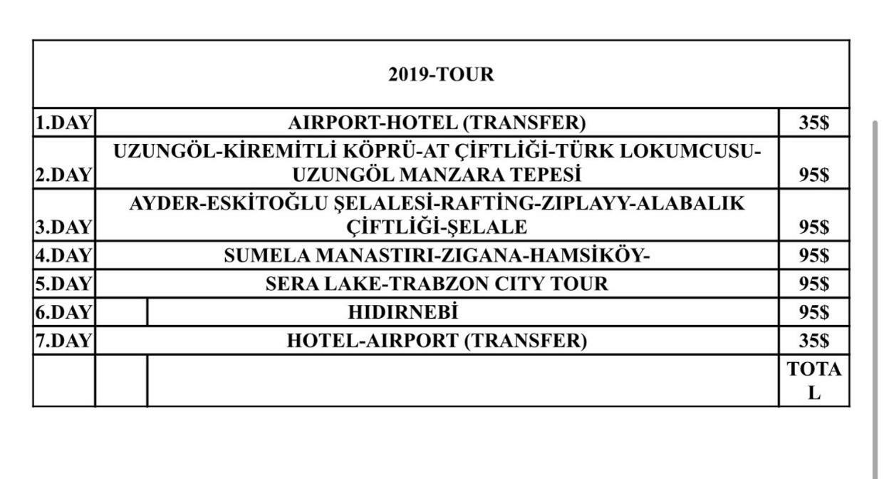 Nature & Residence Trabzon Kültér fotó